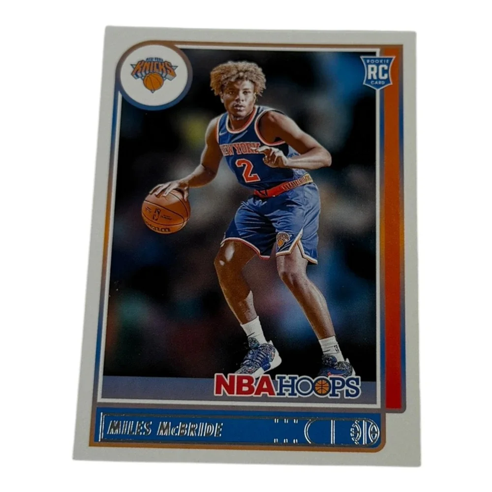 2021-22 Panini NBA Hoops Miles McBride New York Knicks Rookie Card RC #232